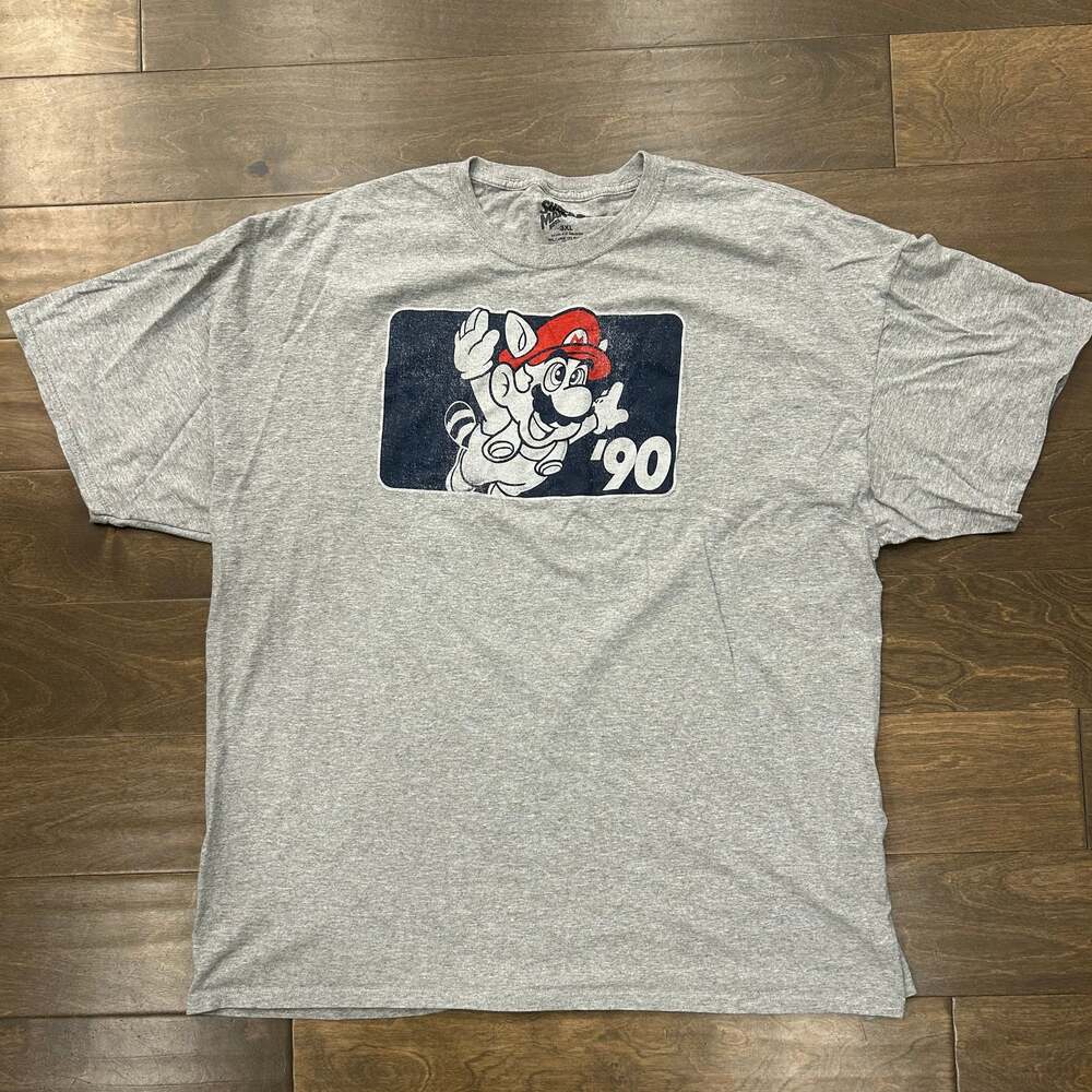Super Mario 3 T Shirt LARGE Officially Licensed Nintendo Aparel